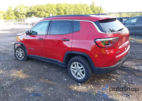 2020 Jeep Compass Sport 4X4 z USA, uszkodzony, nr VIN 3C4NJDAB9LT167930